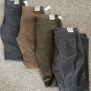 (X4) bundle of Jos. A. banks Mens Corduroy Pants